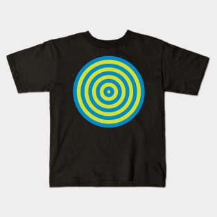 Blue Green Target Kids T-Shirt